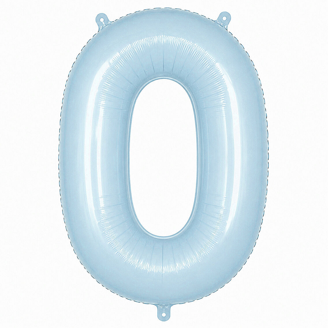 0 Rakam Folyo Balon Mavi Rengi (76 cm) - 1