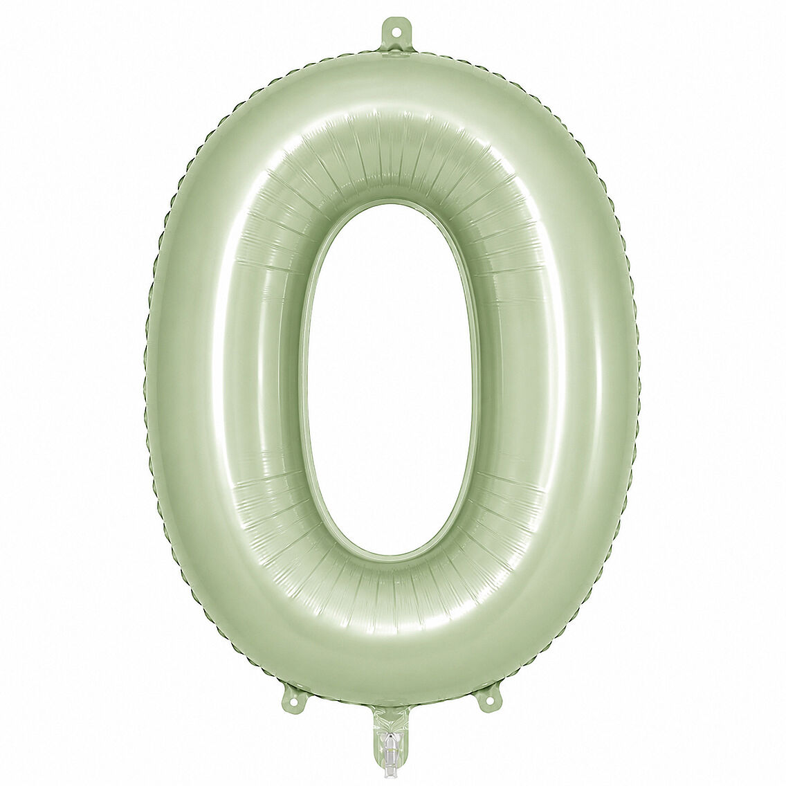 0 Rakam Folyo Balon Yeşil Rengi (76 cm) - 1