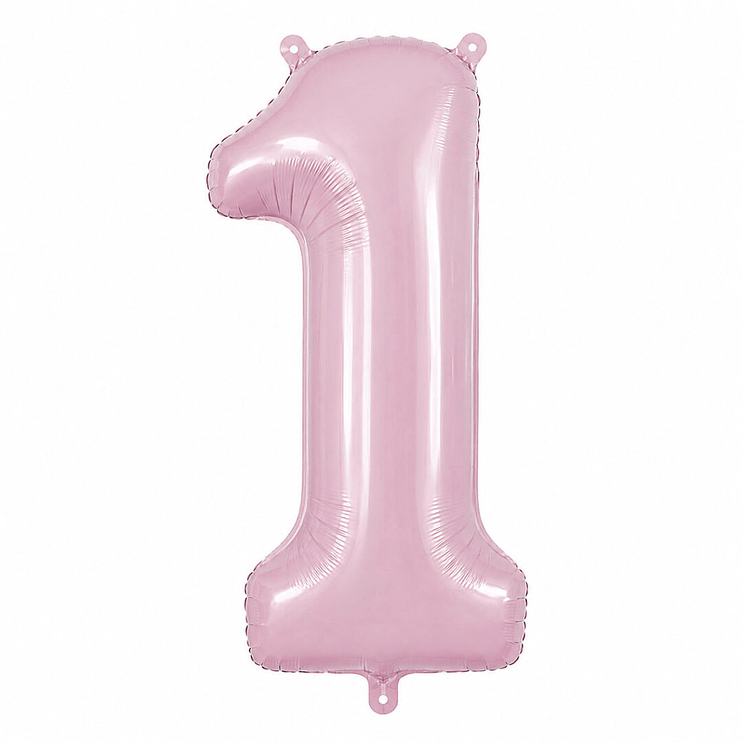 1 Rakam Folyo Balon pembe Rengi (76 cm) - Beysüs