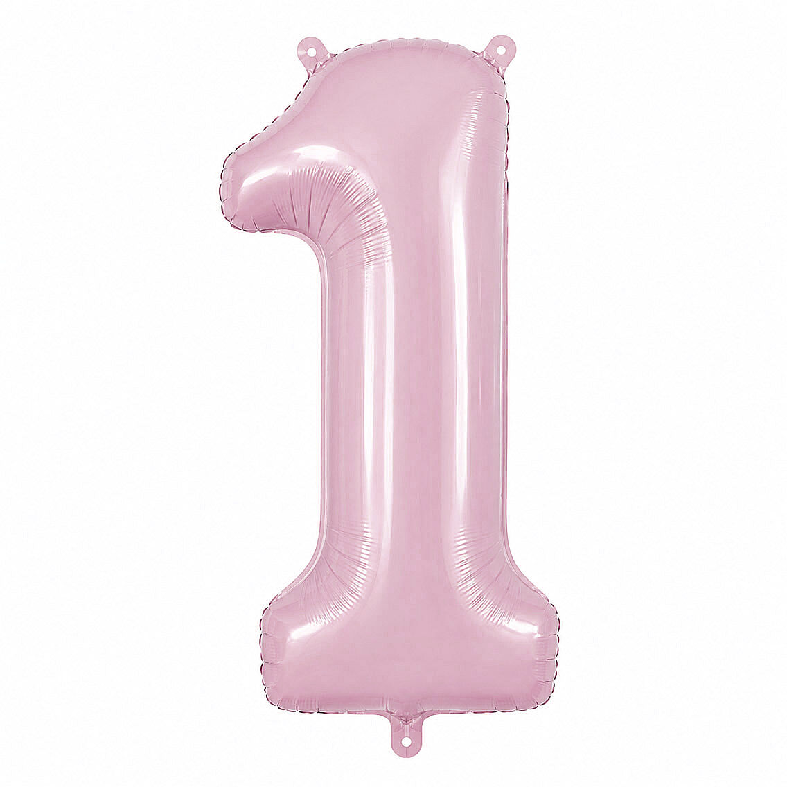 1 Rakam Folyo Balon pembe Rengi (76 cm) - 1