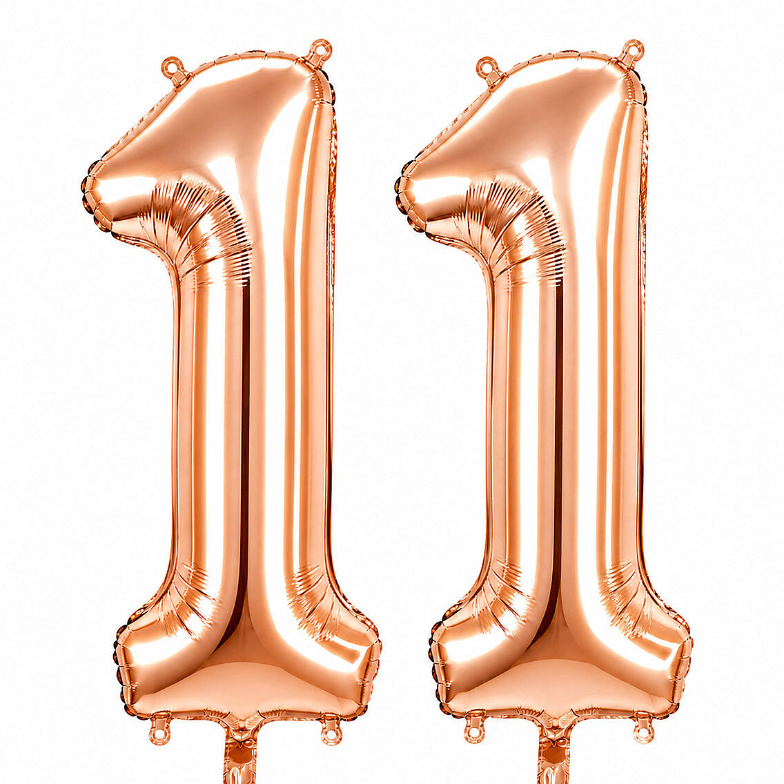 11 Rakam Folyo Balon Rose Gold Rengi (76 cm) - 1