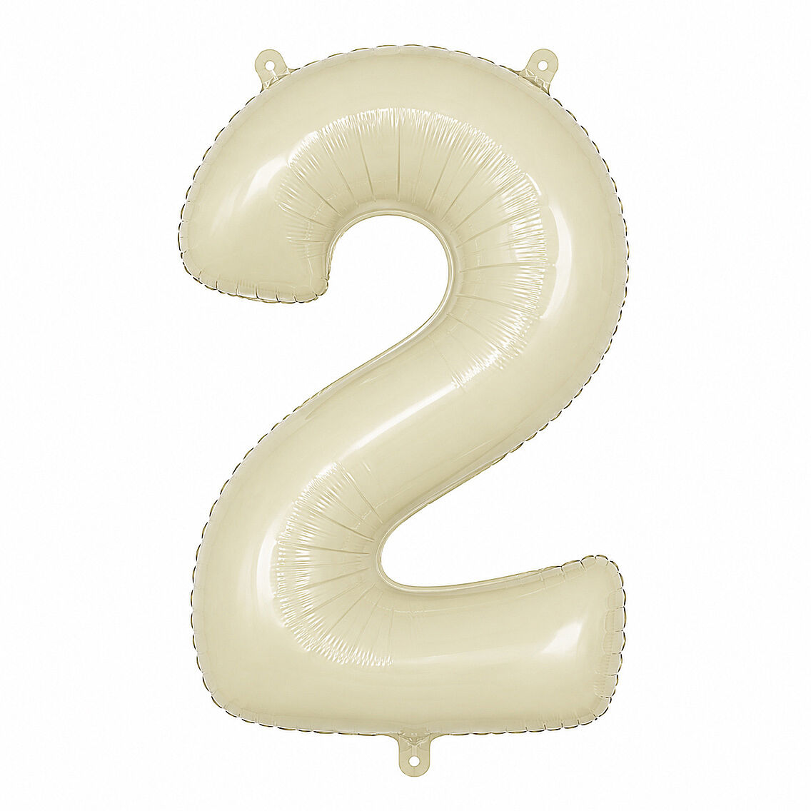 2 Rakam Folyo Balon krem Rengi (76 cm) - 1