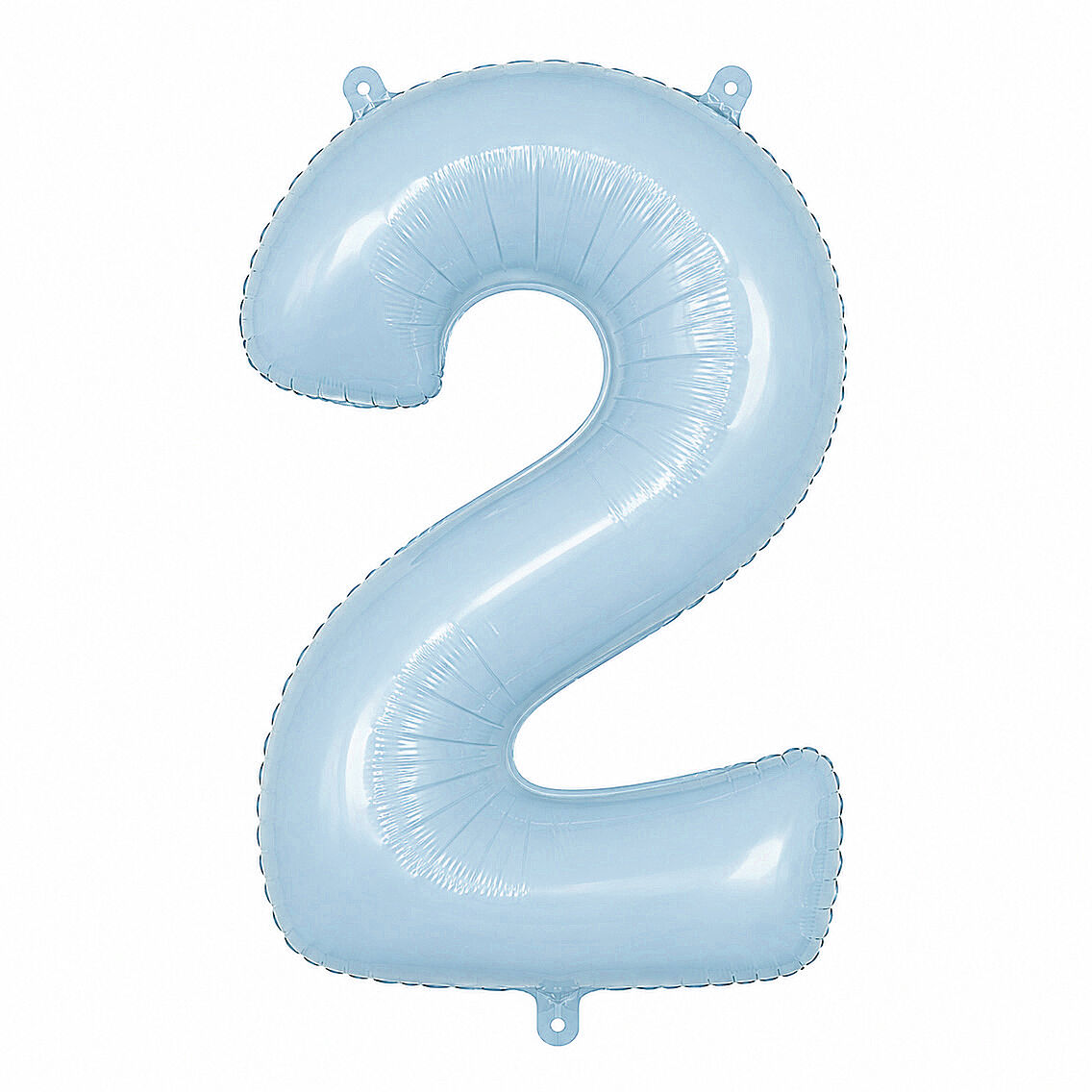 2 Rakam Folyo Balon Mavi Rengi (76 cm) - 1
