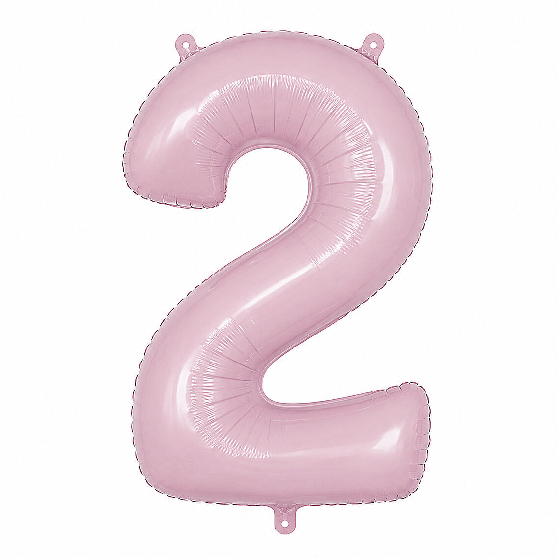 2 Rakam Folyo Balon pembe Rengi (76 cm) - 1
