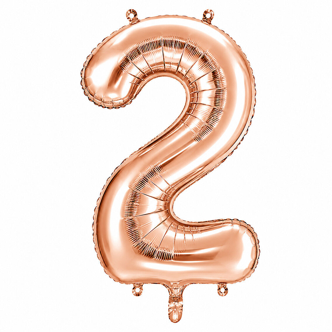 2 Rakam Folyo Balon Rose Gold Rengi (100 cm) - 1