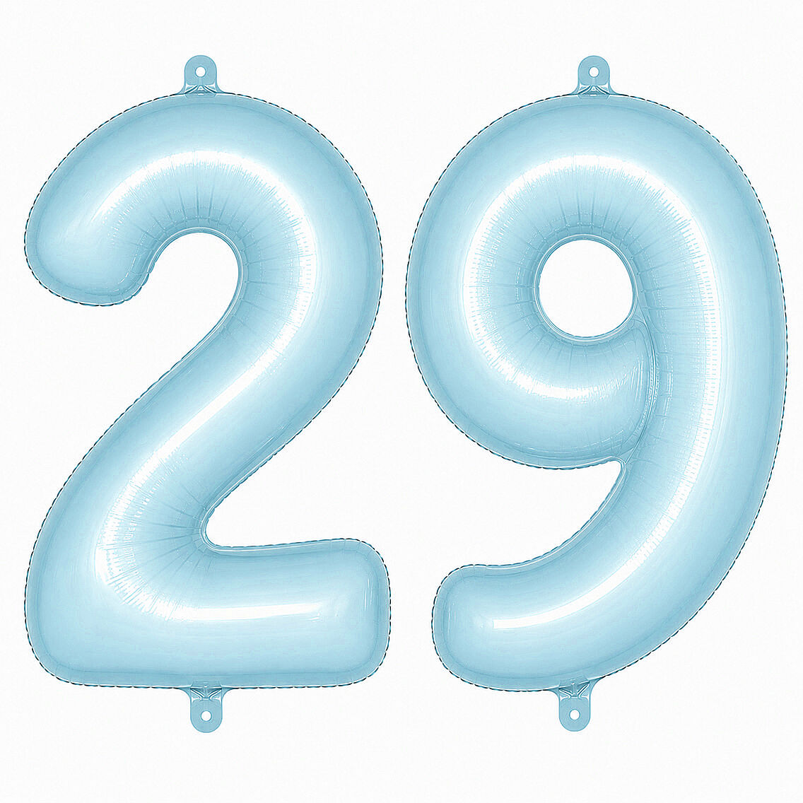 29 Rakam Folyo Balon Mavi Rengi (76 cm) - 1