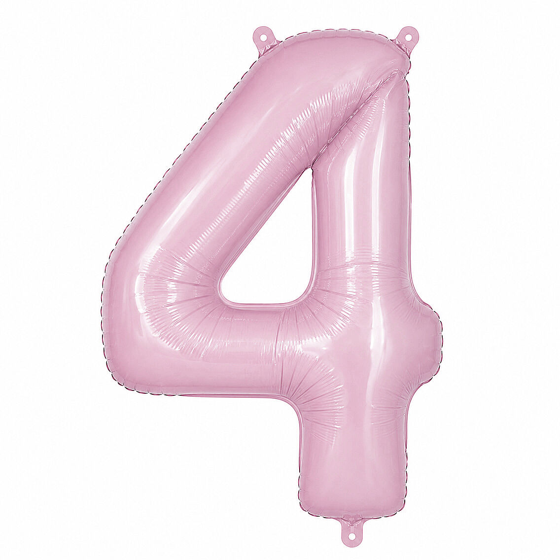 4 Rakam Folyo Balon pembe Rengi (76 cm) - 1