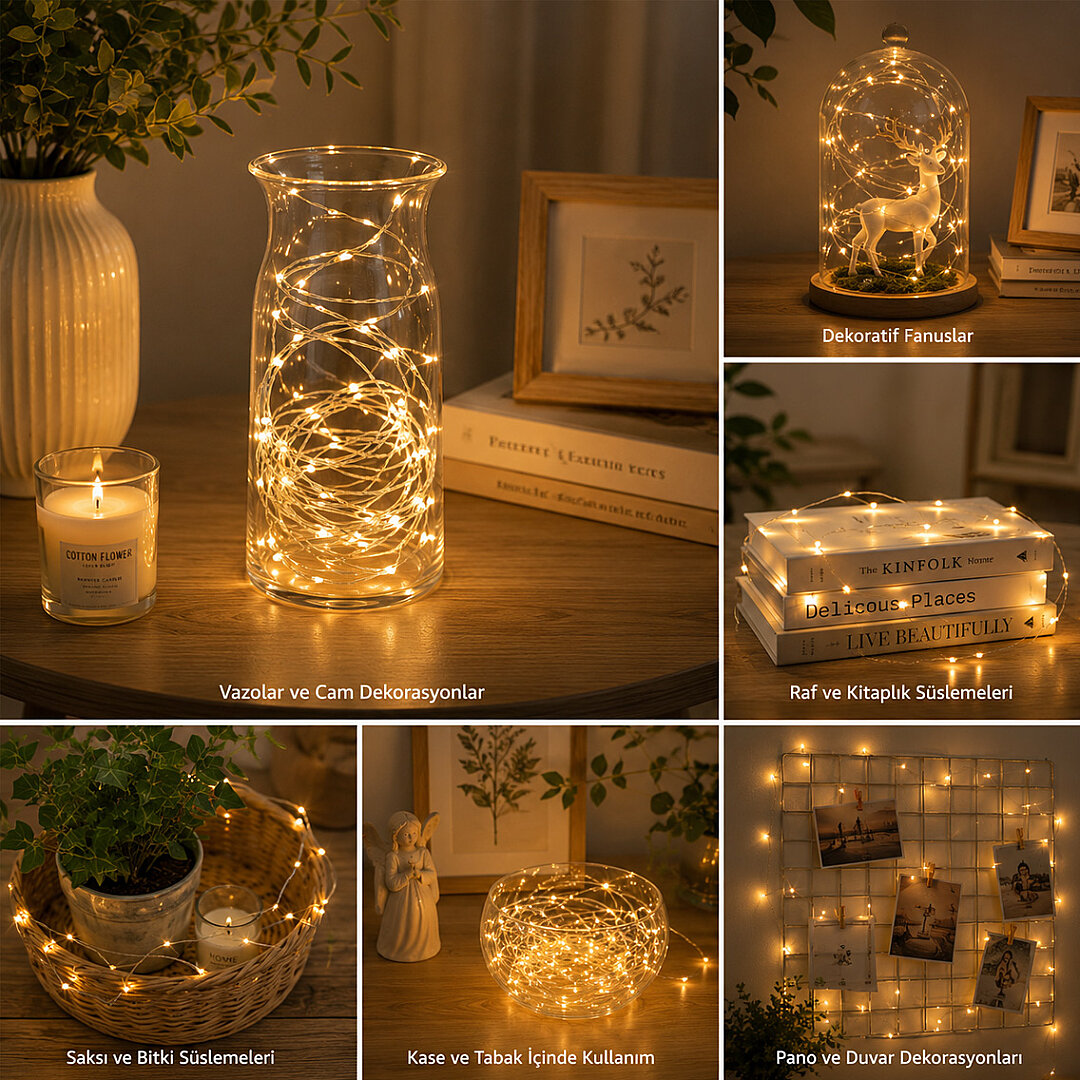 5 m Pilli Peri Led Gün Işığı İthal - 1