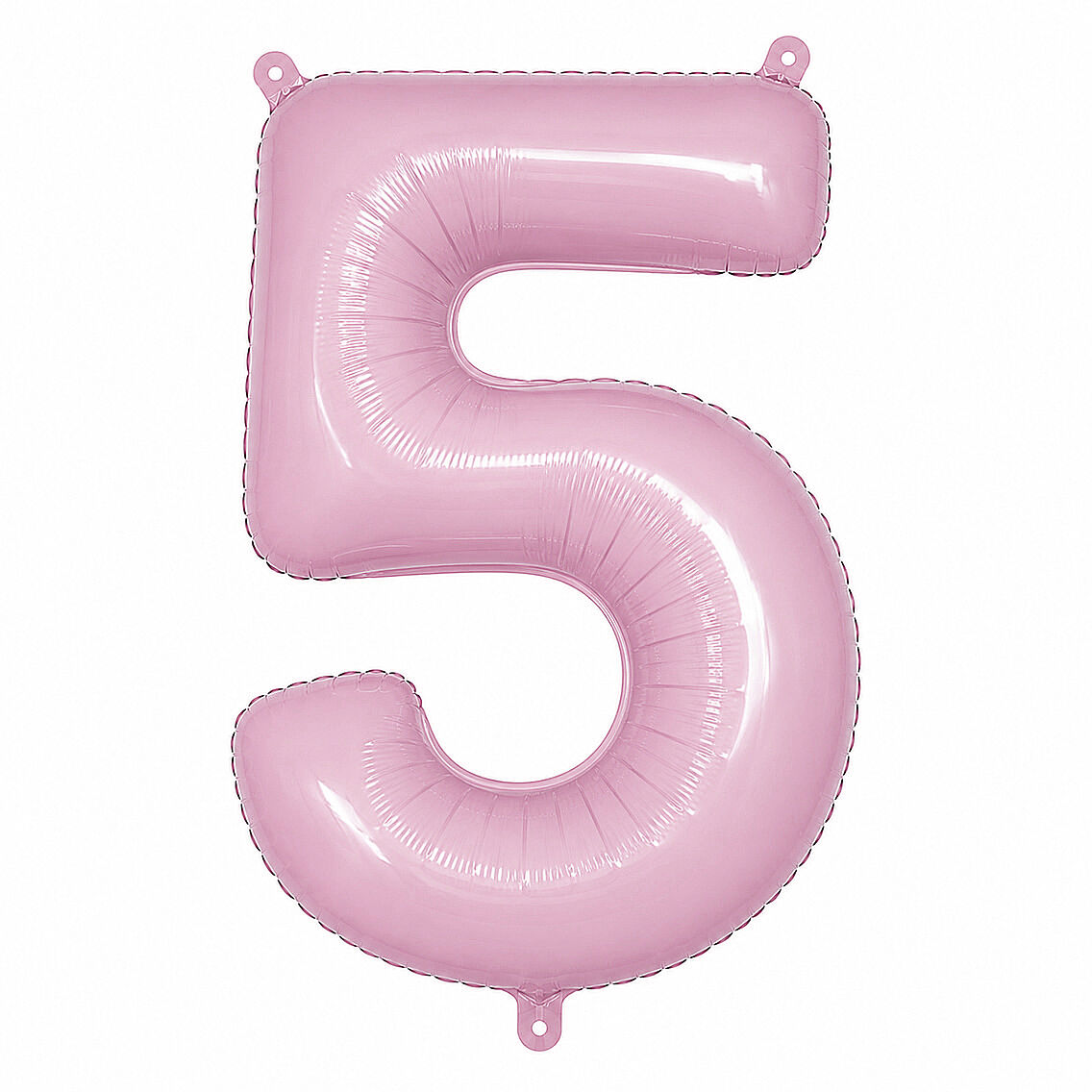 5 Rakam Folyo Balon pembe Rengi (76 cm) - 1