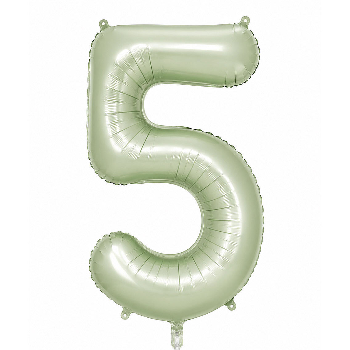 5 Rakam Folyo Balon Yeşil Rengi (76 cm) - 1