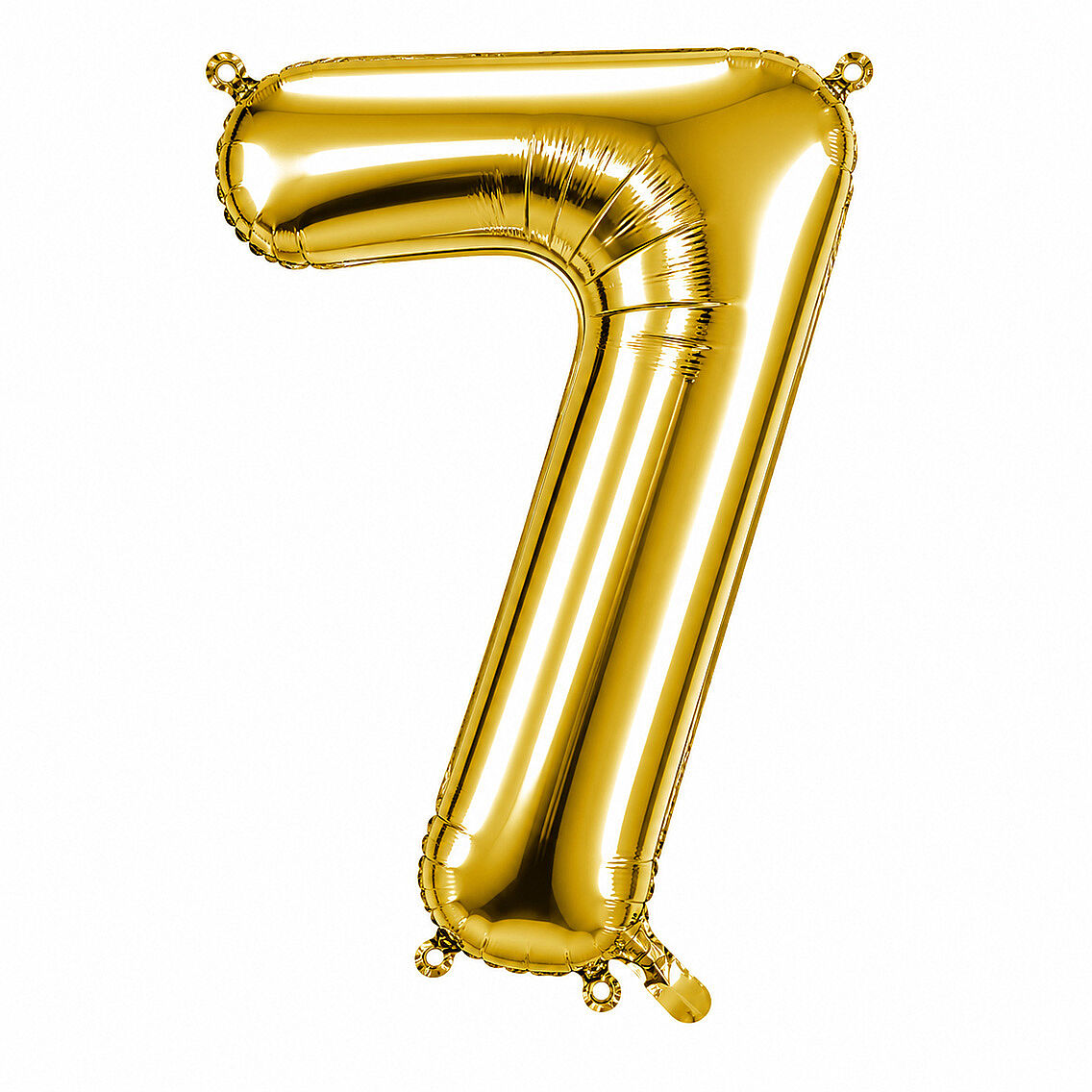 7 Rakam Folyo Balon Altın Rengi (76 cm) - 1