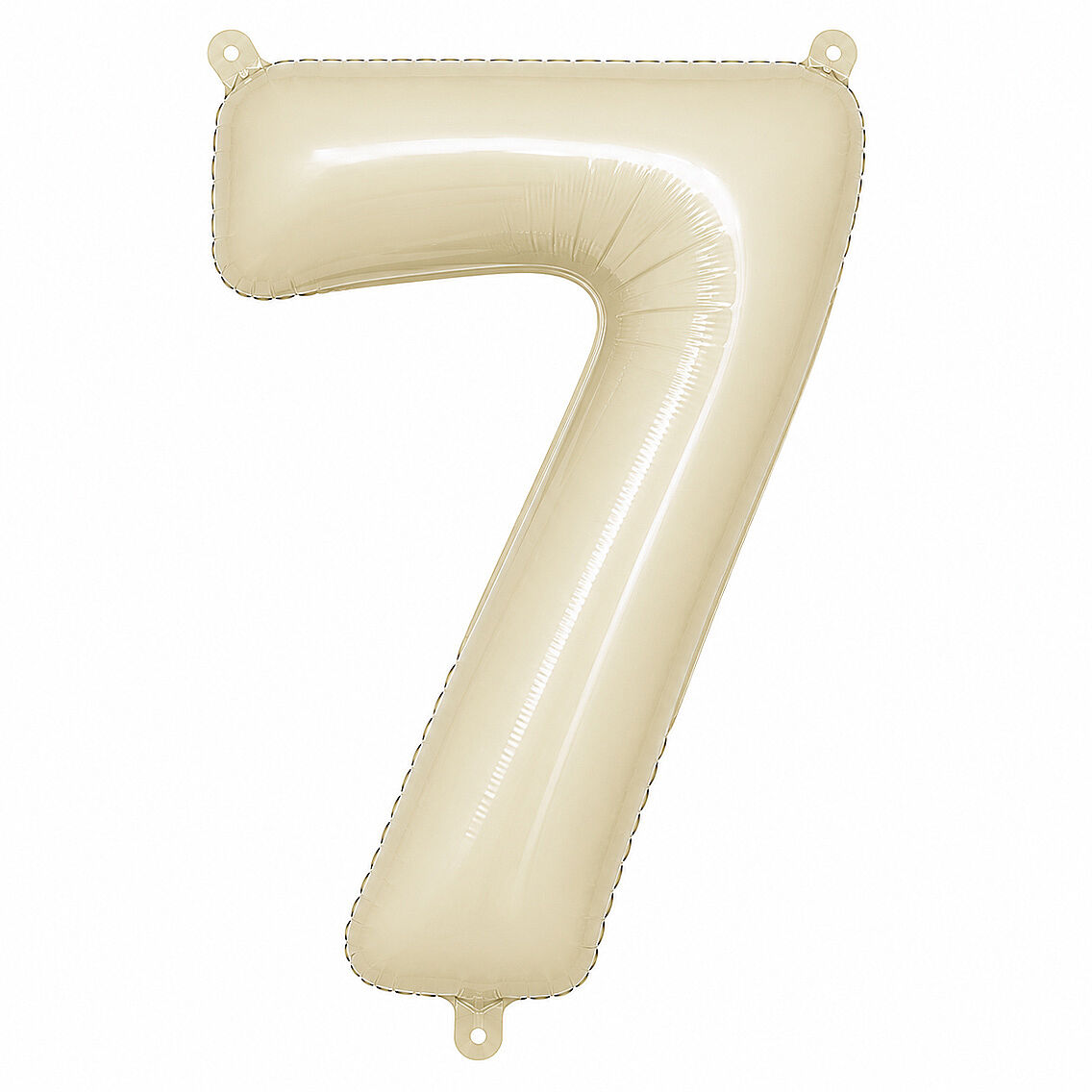 7 Rakam Folyo Balon krem Rengi (76 cm) - 1