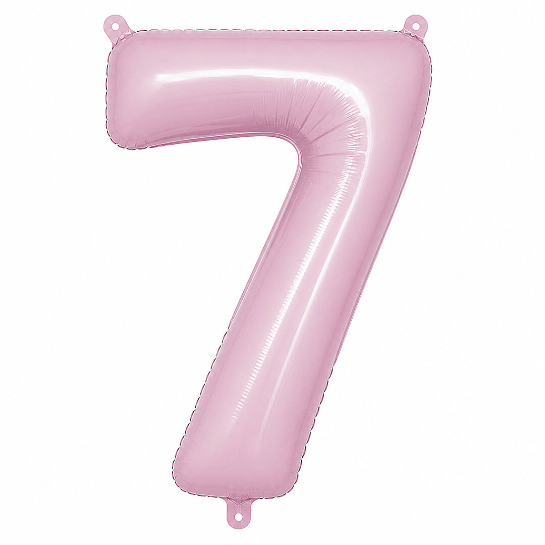 7 Rakam Folyo Balon pembe Rengi (76 cm) - Beysüs