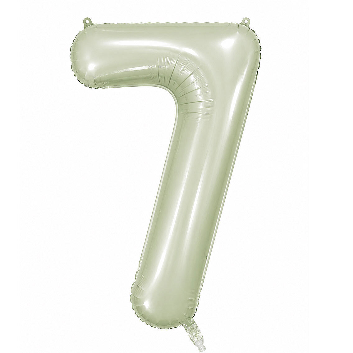 7 Rakam Folyo Balon Yeşil Rengi (76 cm) - 1
