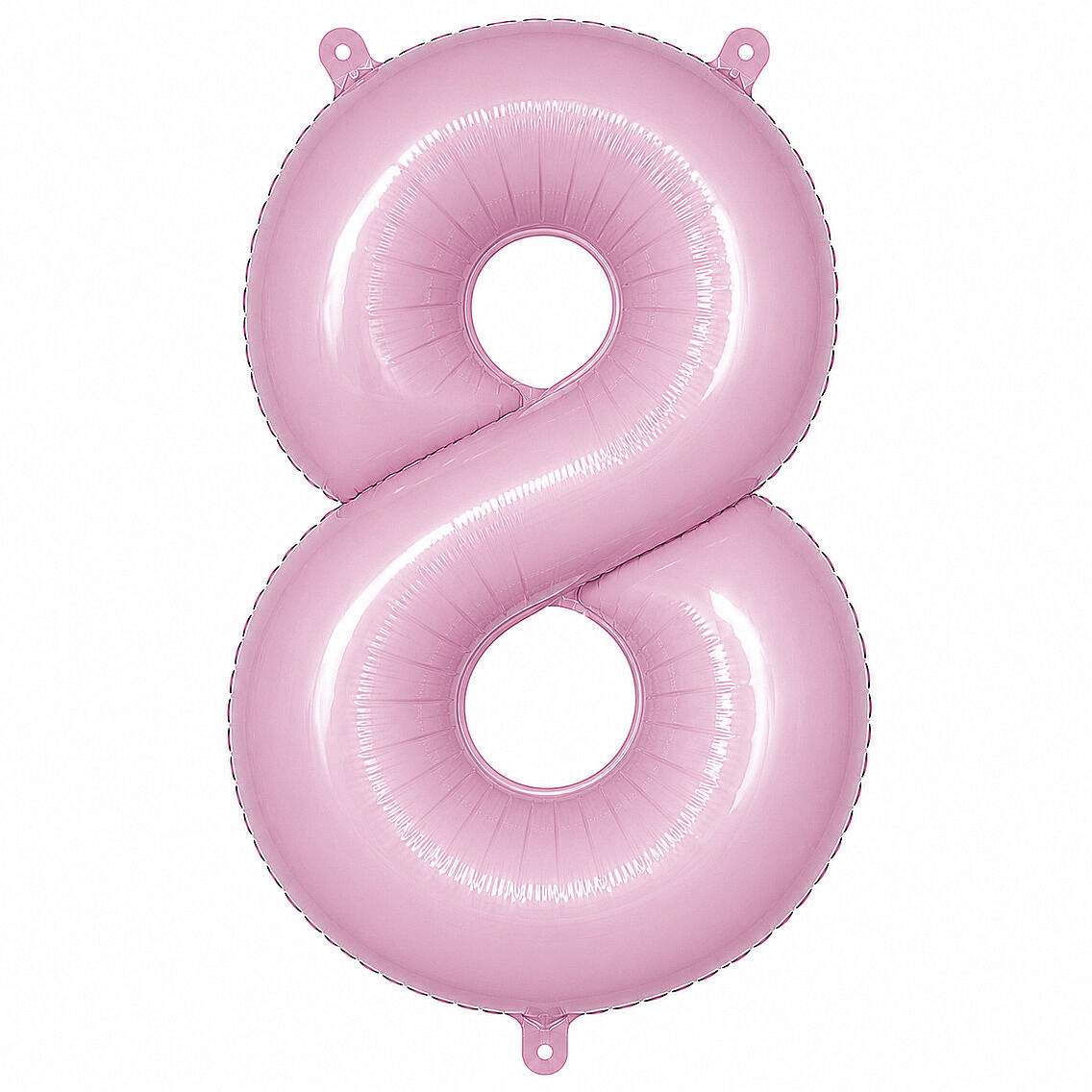 8 Rakam Folyo Balon pembe Rengi (76 cm) - 1