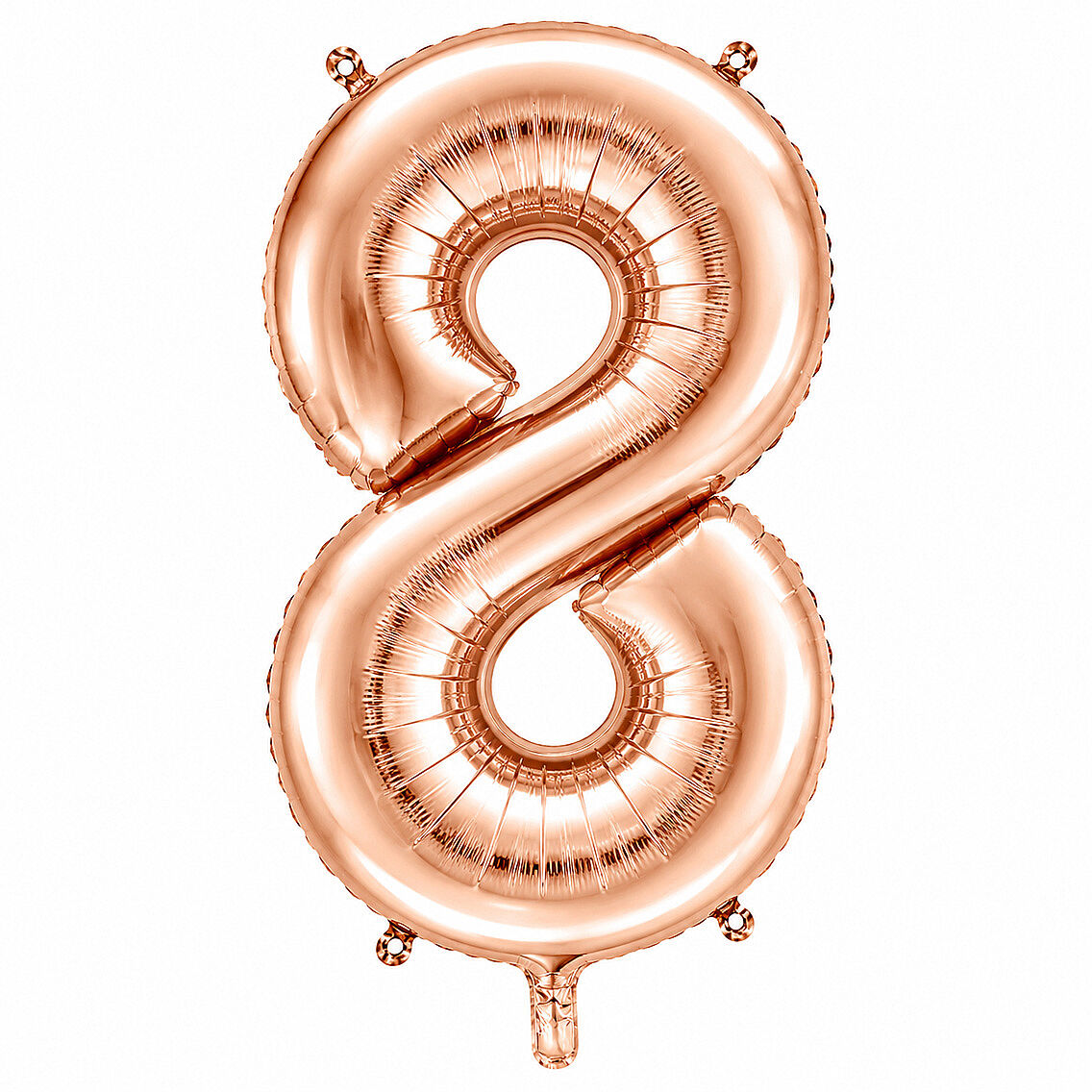 8 Rakam Folyo Balon Rose Gold Rengi (100 cm) - 1