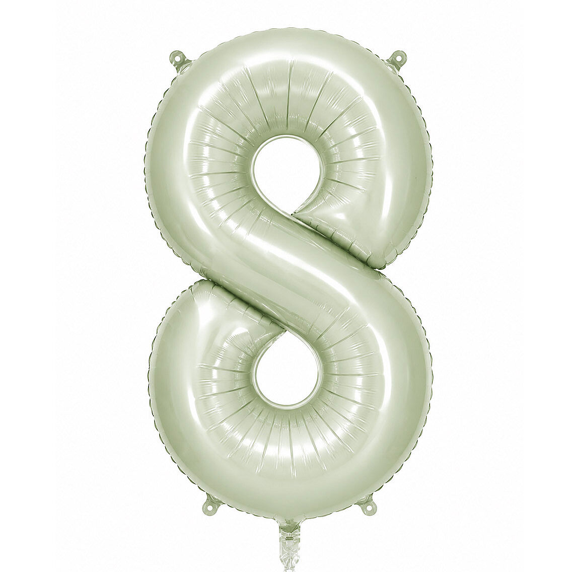8 Rakam Folyo Balon Yeşil Rengi (76 cm) - 1