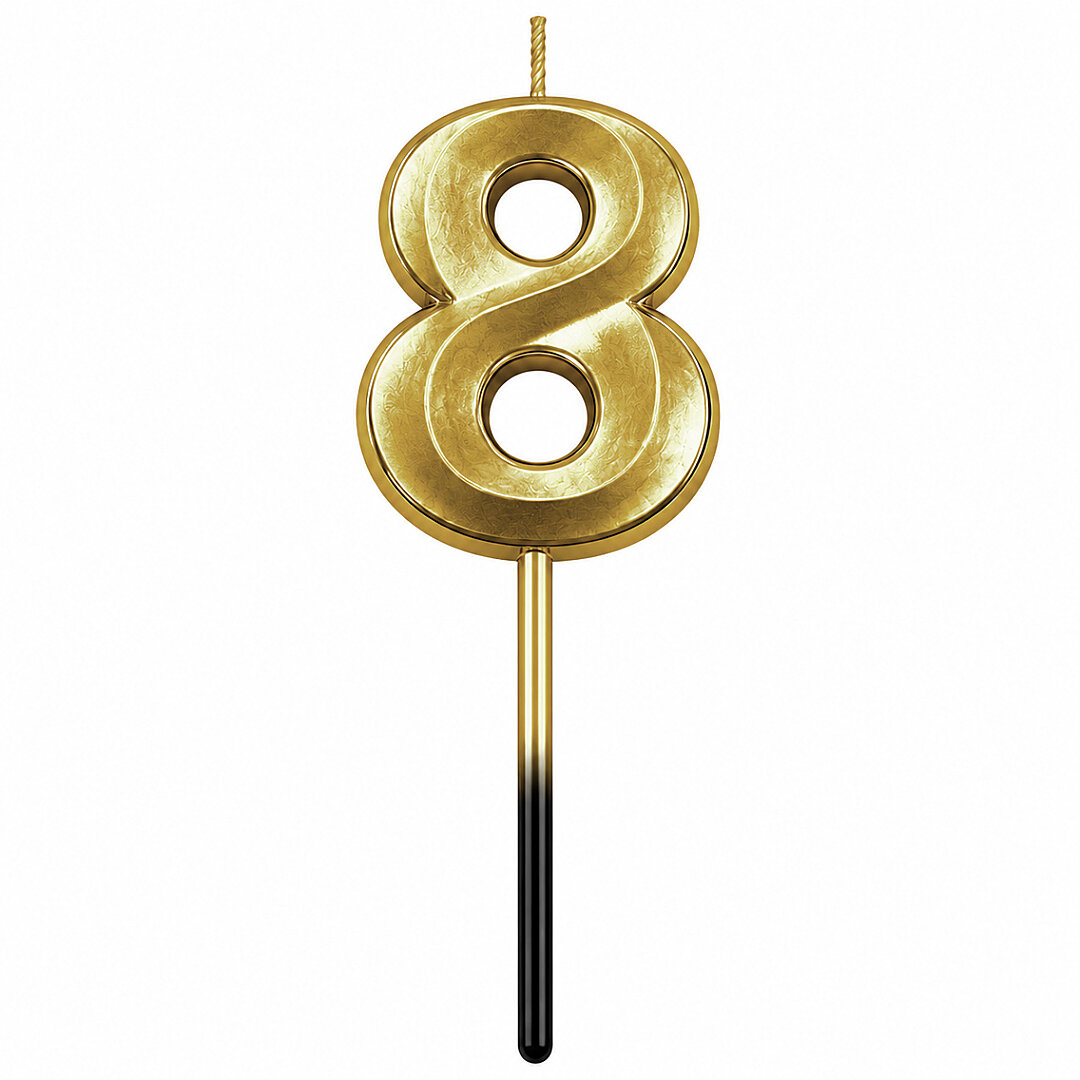 8 Rakam Mum Gold - Beysüs