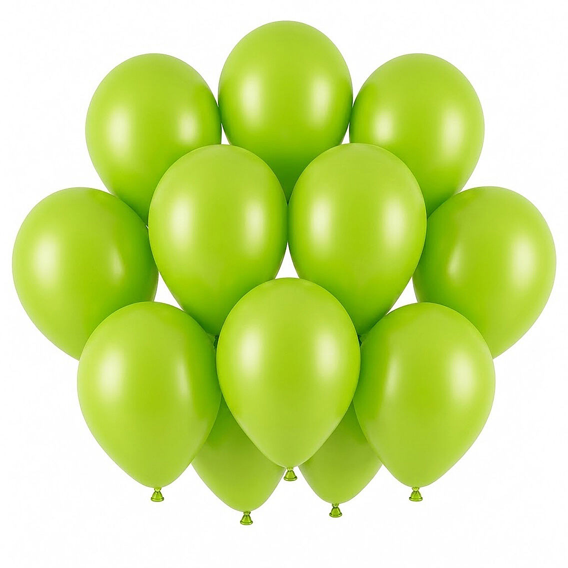 Açık Yeşil Renk Lateks Pastel Balon (30 cm) - 12 Adet - 1