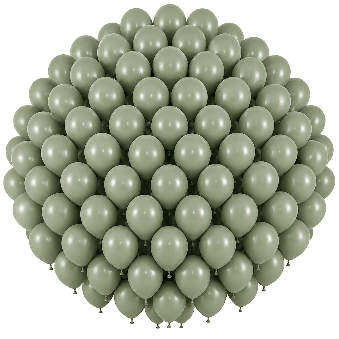 Ada Çayı Renk Lateks Retro Balon (30 cm) - 100 Adet - Beysüs