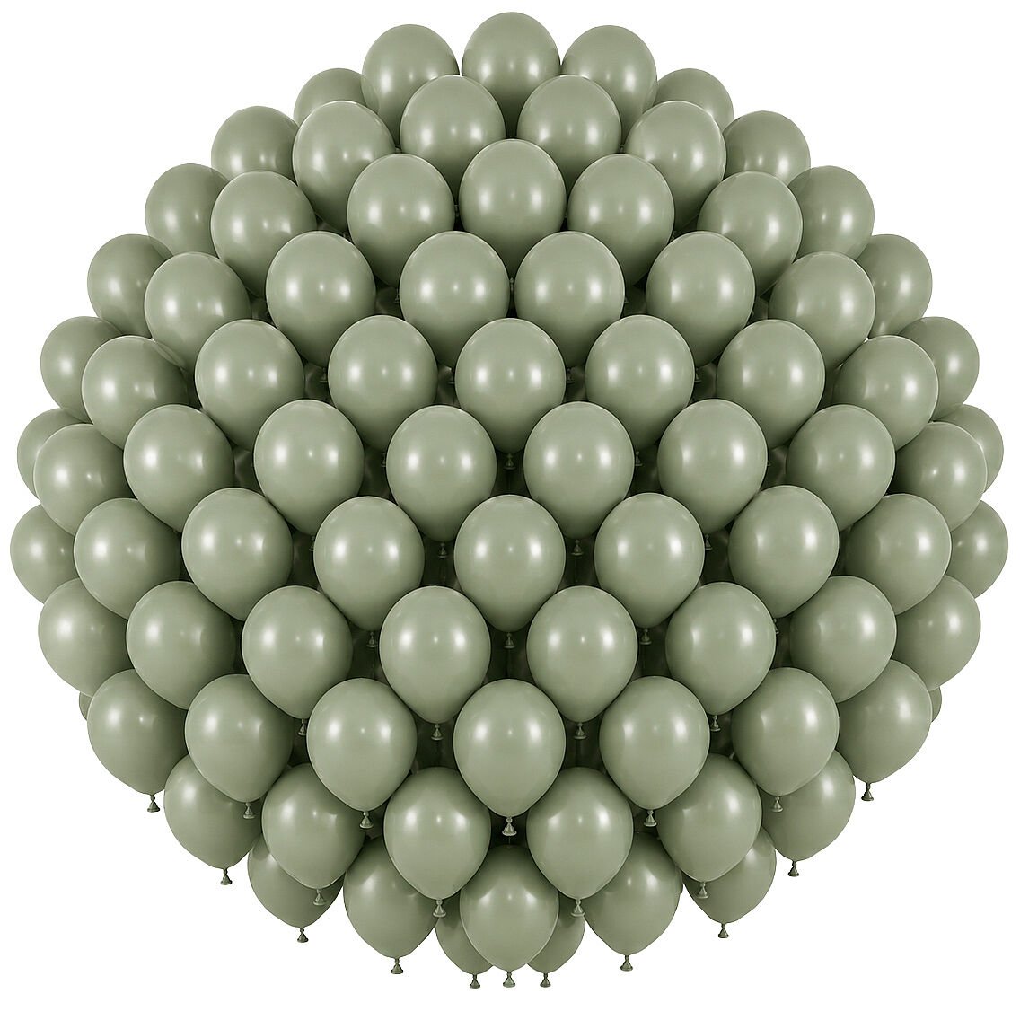 Ada Çayı Renk Lateks Retro Balon (30 cm) - 100 Adet - 1
