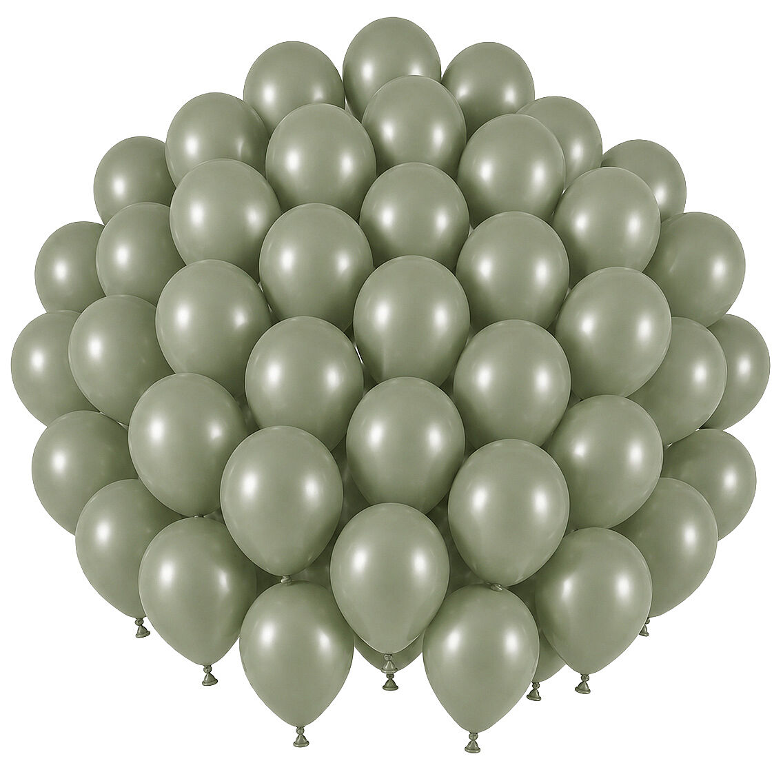 Ada Çayı Renk Lateks Retro Balon (30 cm) - 50 Adet - 1