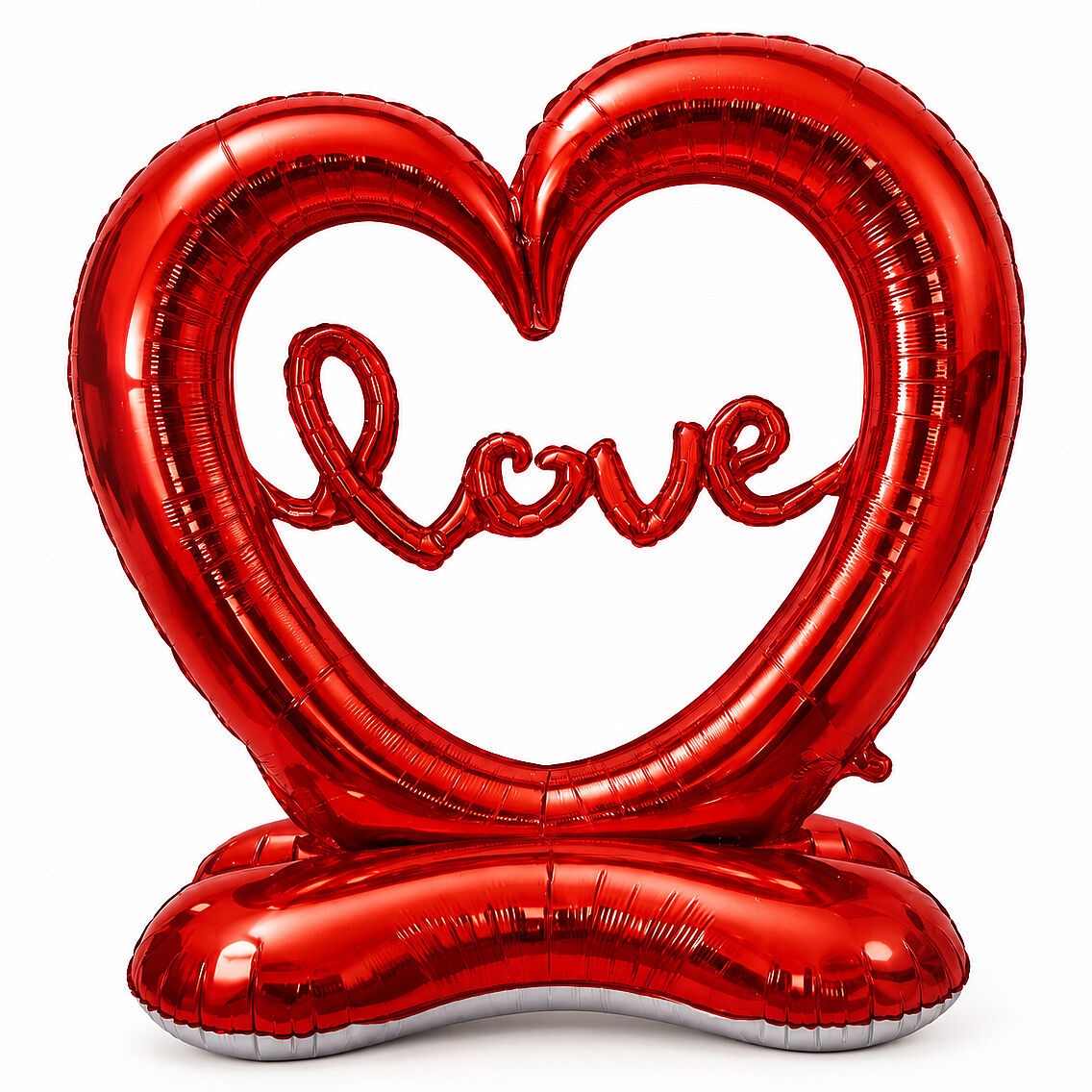 Love Ayaklı Kalp Folyo Balon - 1