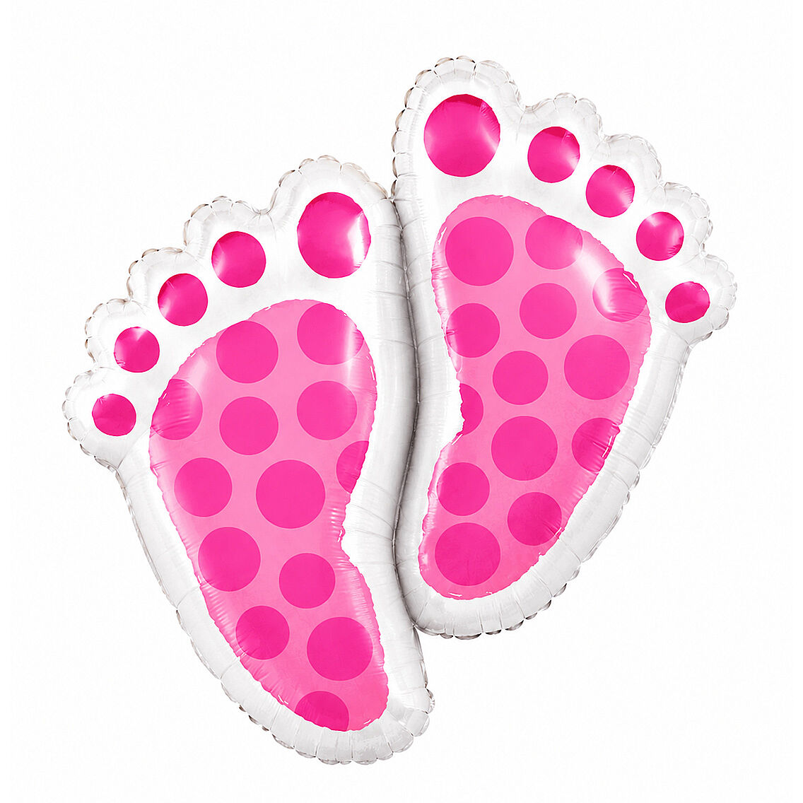 Baby Ayak İzi Pembe Folyo Balon - 1
