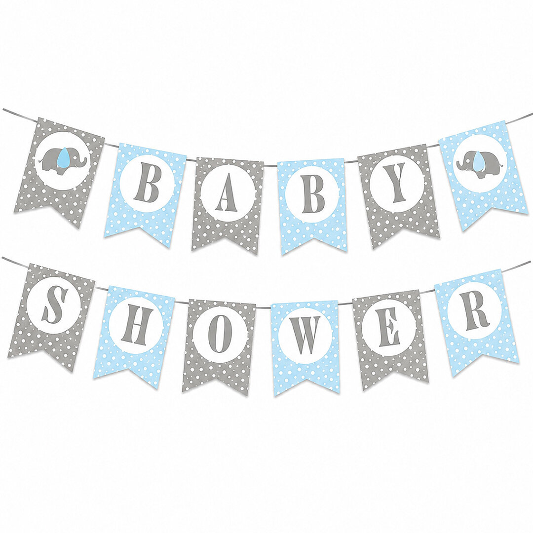 Baby Shower Banner Mavi - Beysüs
