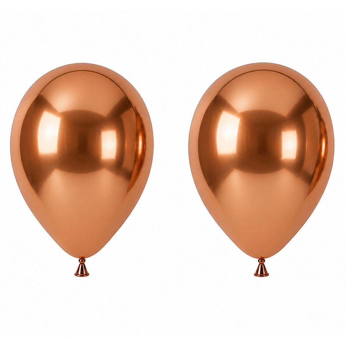 Bakır Renk Lateks krom Balon (45 cm) - 2 Adet - 1