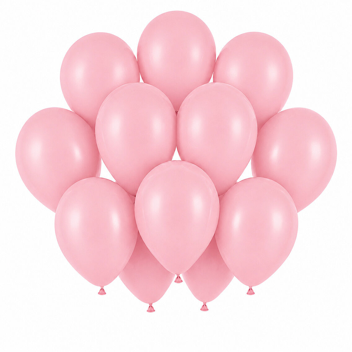 Bebek Pembe Renk Lateks Pastel Balon (30 cm) - 12 Adet - 1