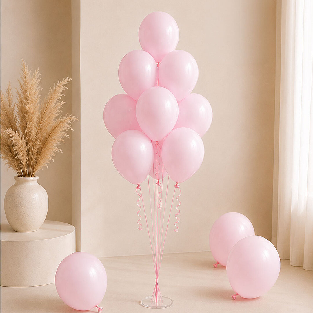 Bebek Pembe Renk Lateks Pastel Balon (30 cm) - 50 Adet - 2