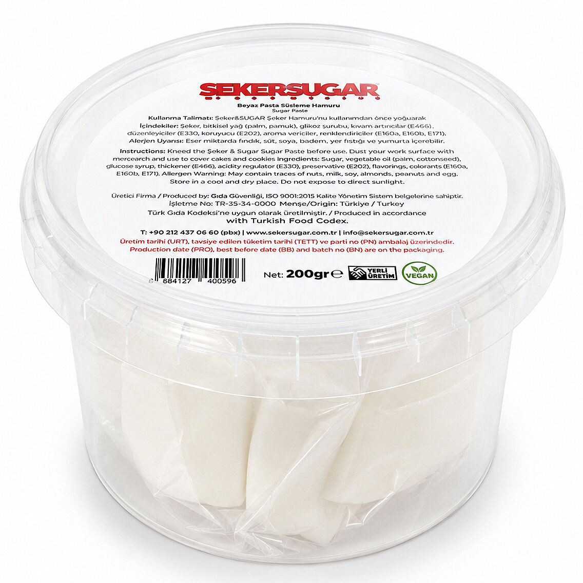 Beyaz Şeker Hamuru 200 g - 2