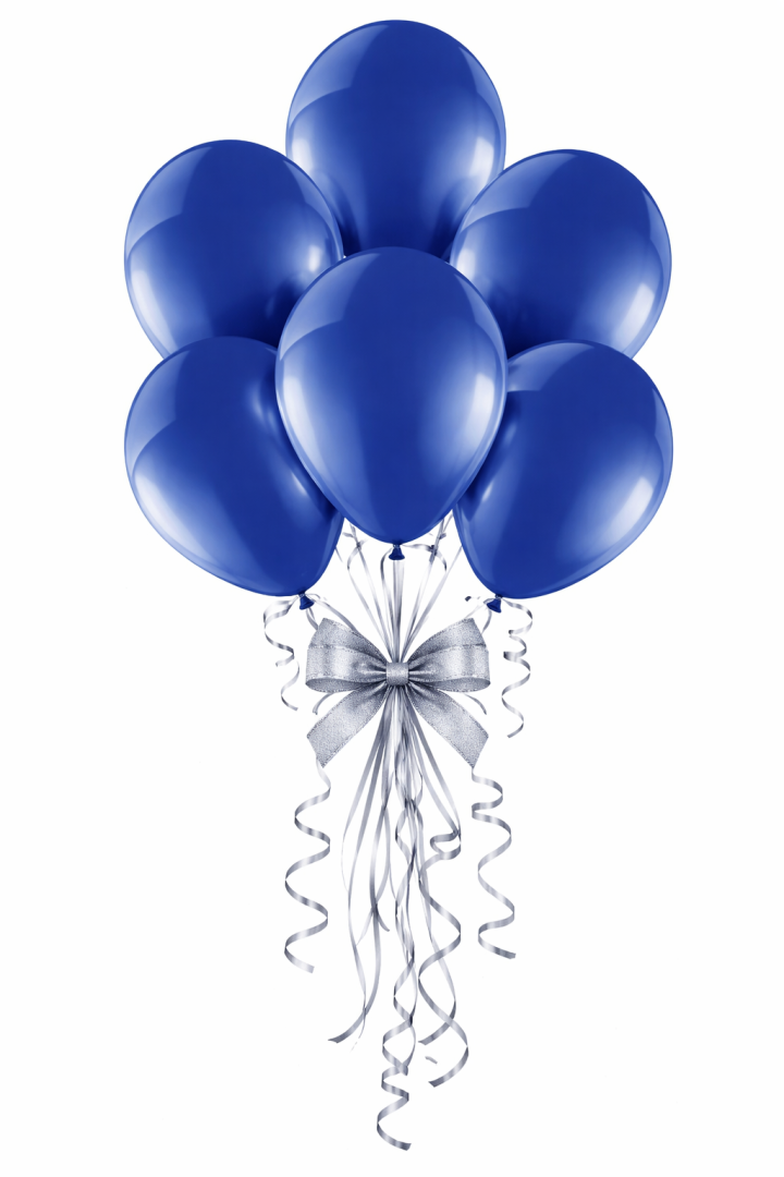 Beysüs 10 Adet Gece Mavisi Pastel Balon - Beysüs