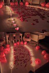 Beysüs 10 adet Kırmızı Kalpli Tealight Mum Sevgiliye Hediye Kalp Mum Evlilik Teklifi Yıldönümü - Beysüs (1)