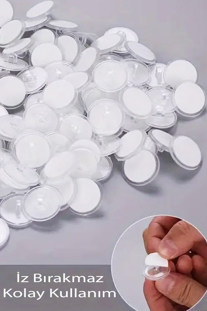 Beysüs Balon Tavan ve Duvar Asma Aparatı 12 Adet Şeffaf İz Bırakmayan - Beysüs