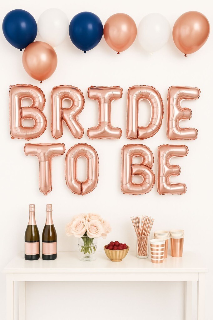 Beysüs Bride To Be Folyo Balon Rose gold Bekarlığa Veda Partisi - Beysüs