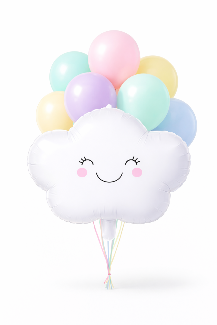 Beysüs Bulut Kirpikli Folyo Balon - Beysüs