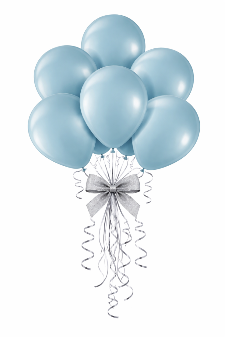 Beysüs Fırtına Mavisi Retro Balon 12 İnç 10 Lu - Beysüs