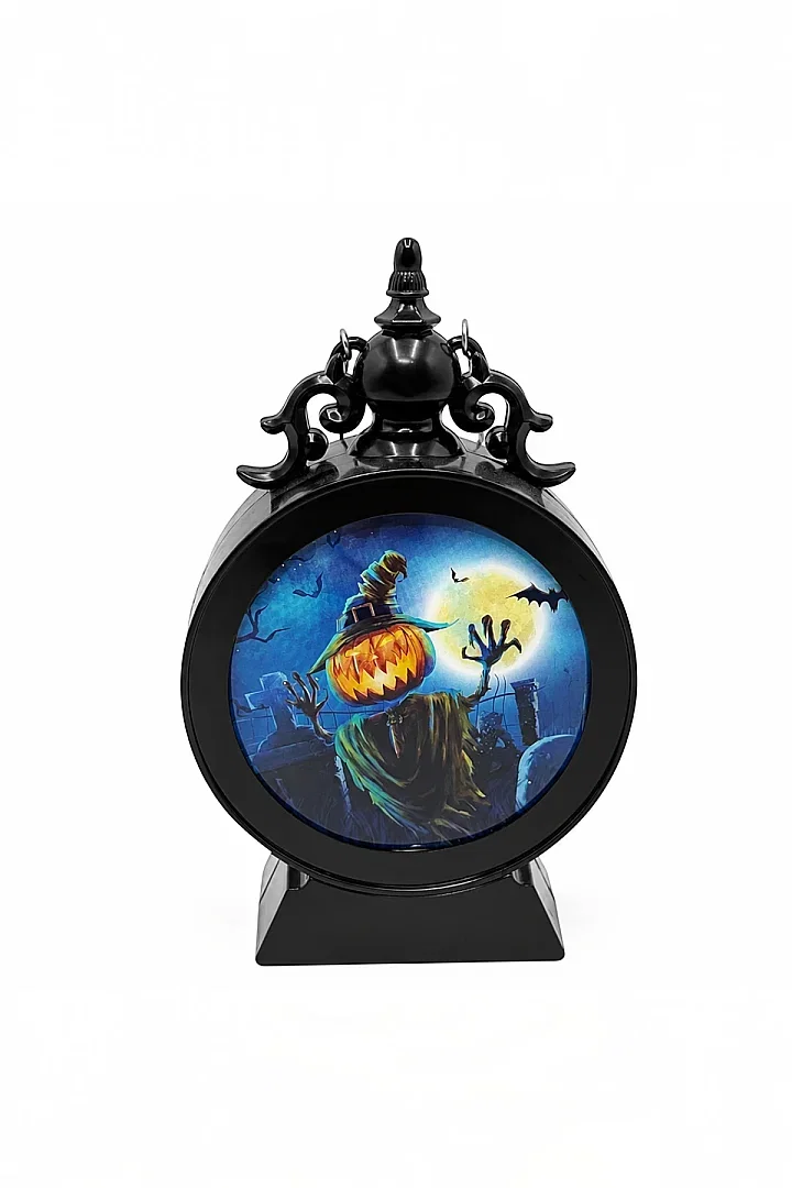 Halloween Cadılar Bayramı Işıklı Masa Süsü Yarasa Turuncu Bal Kabağı - Beysüs
