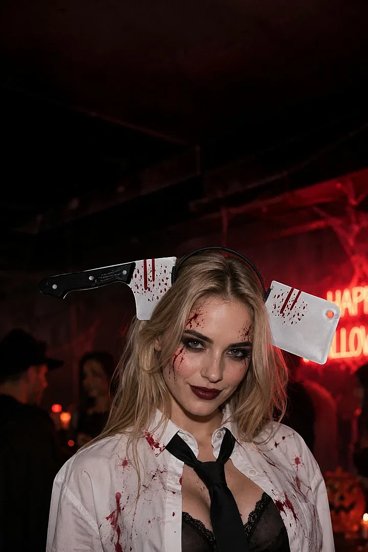 Halloween Cadılar Bayramı Tac Satır Görünümlü - Beysüs