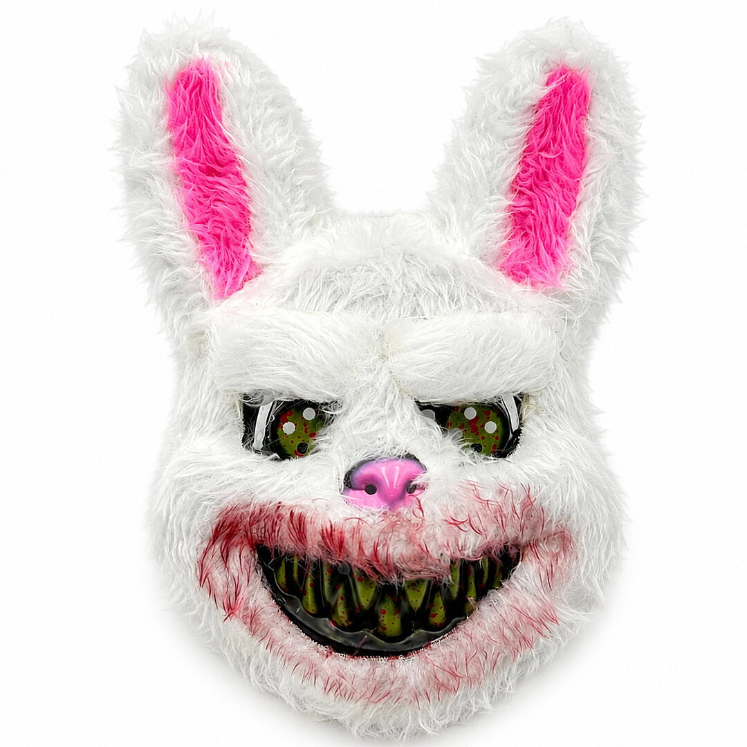 Halloween Maske Tüylü Tavşan - Beysüs