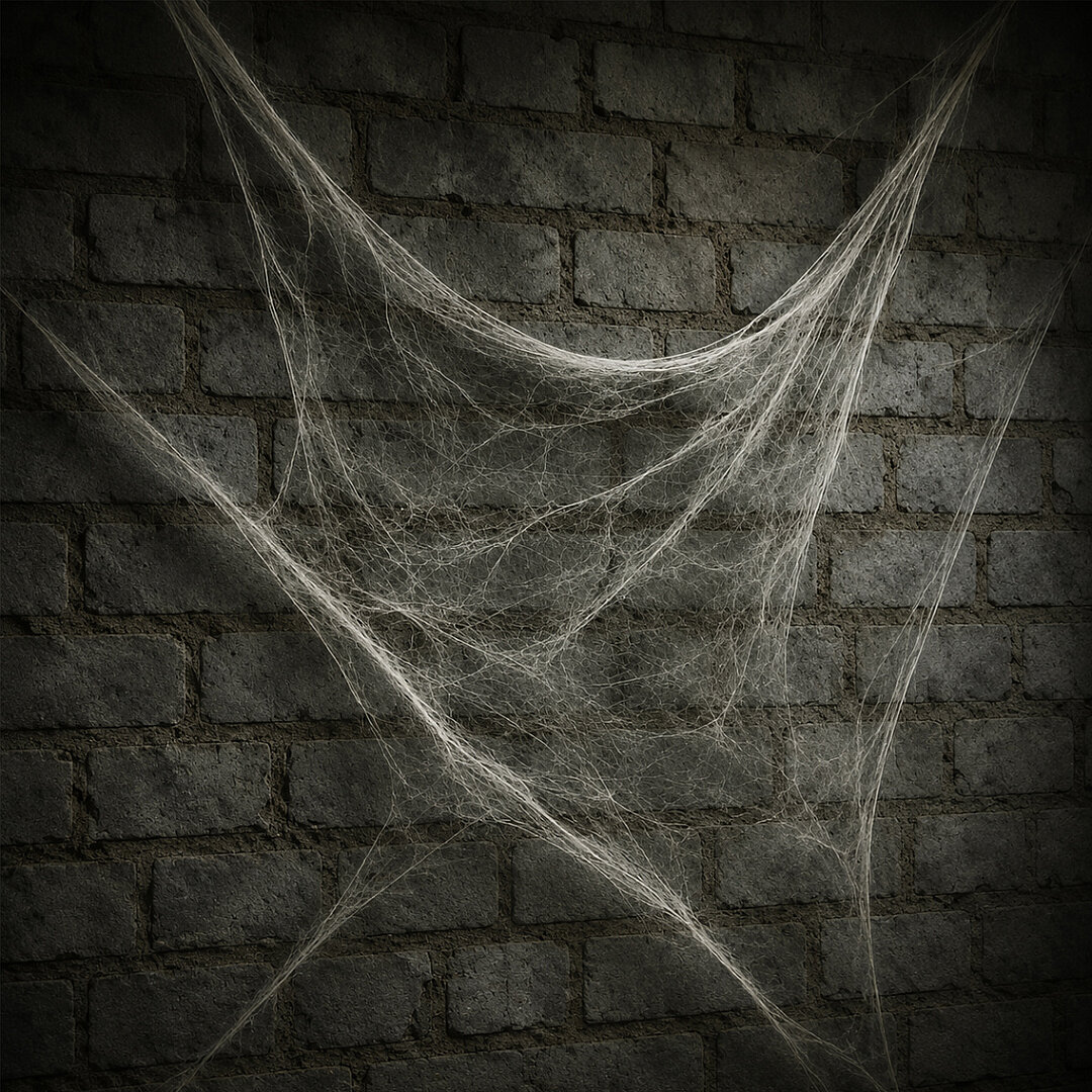 Halloween Örümcek Ve Ağ Seti Beyaz - Beysüs
