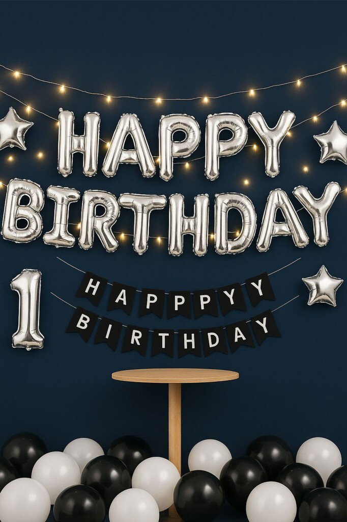 Beysüs Happy Birthday Folyo Balon Gümüş - Beysüs (1)