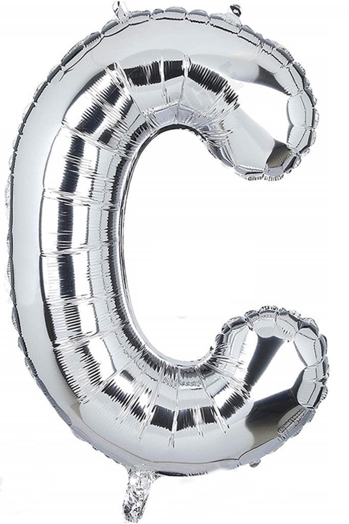 Beysüs Harf Folyo Balon Gümüş C Harf 40 İnç - Beysüs