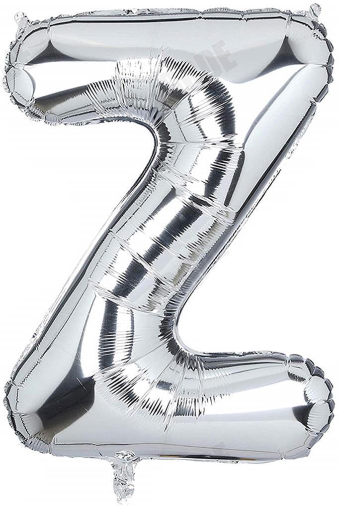 Beysüs Harf Folyo Balon Gümüş Z Harf 40 İnç - Beysüs