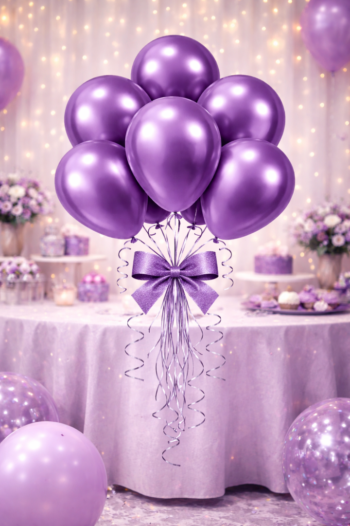 Beysüs Krom Balon Mor 12 İnç 5 li - Beysüs (1)