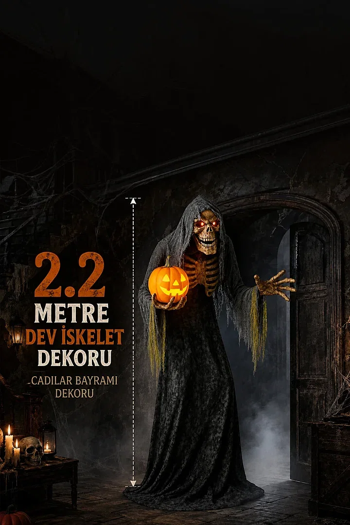 Özel Koleksiyon 2.2 Metre Işıklı ve Hareketli Jack Stalker - Beysüs