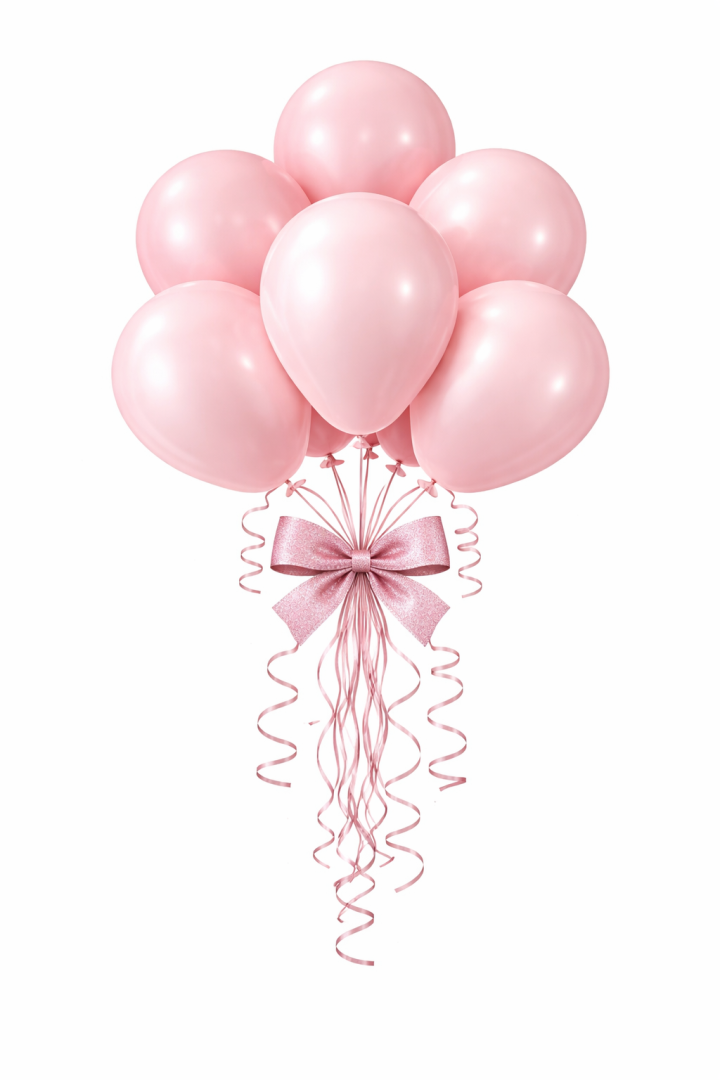 Beysüs Pembe Makaron Balon Soft Pastel Doğum Günü Balonu 10 Adet - Beysüs