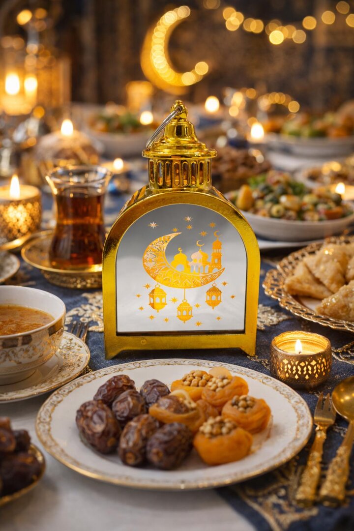Beysüs Ramazan Işıklı Masa Üzeri Kandil - Beysüs